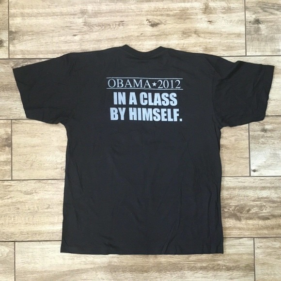 Men's Swagger Like a President Obama 2012 Graphic T-Shirt 2 Side New XL - Picture 5 of 7